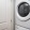 stacked washer and dryer in closet